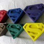 Superman Or Supergirl Emblem Crayon Set Of 8